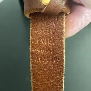 Authentic Gucci Marmont Double G Slim Raw Edge Brown Belt 409417 100/40 Gucci | Accessories | Authentic Gucci Gg Marmont Slim Brown  main image 2